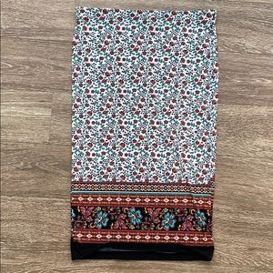 ❤️ Floral stretch pencil skirt size M